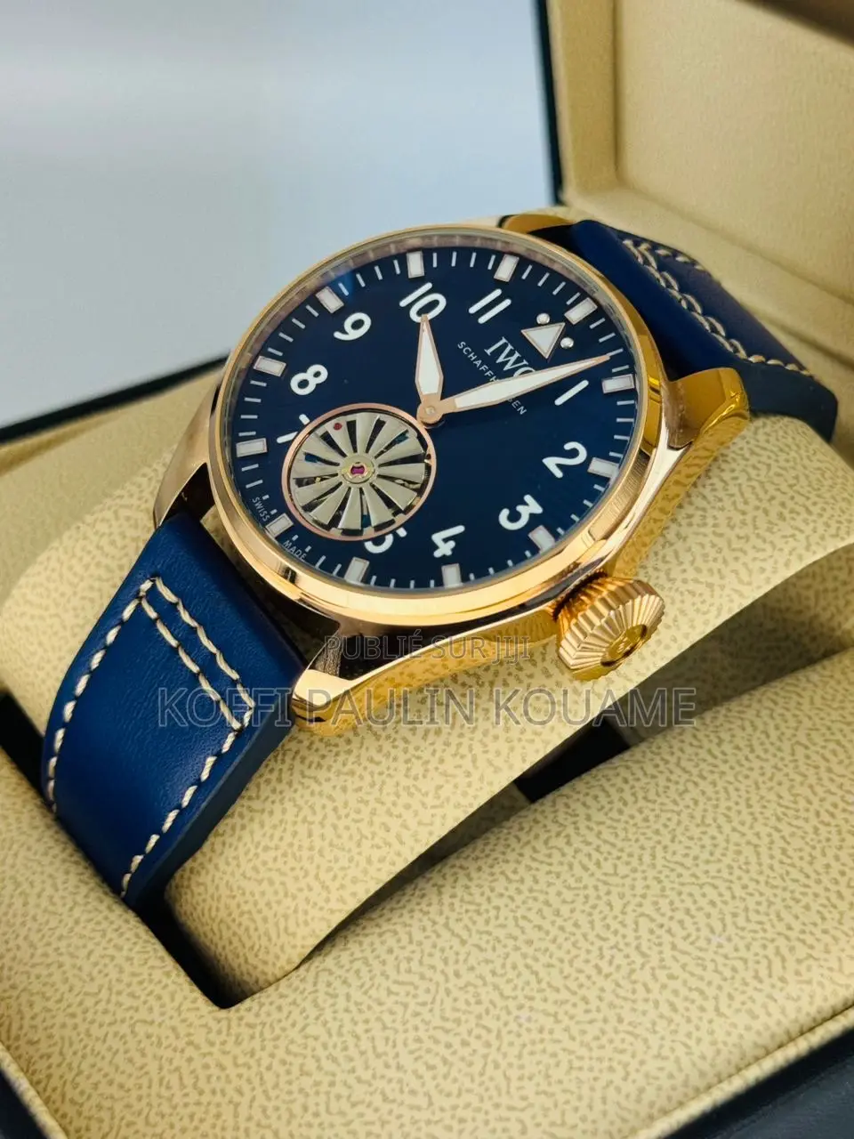 Montre Iwc Style Luxe Automatique Pour Homme
