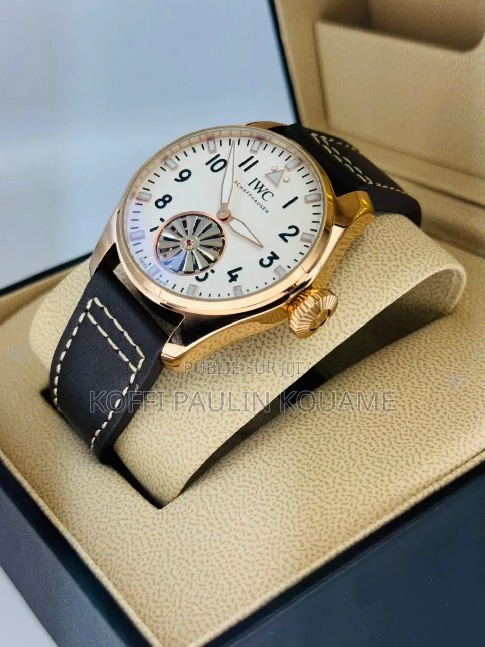 Montre Iwc Style Luxe Automatique Pour Homme