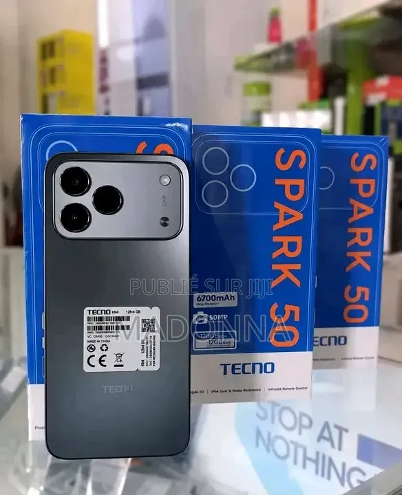 Nouveau Tecno Spark 50 128 GB Noir