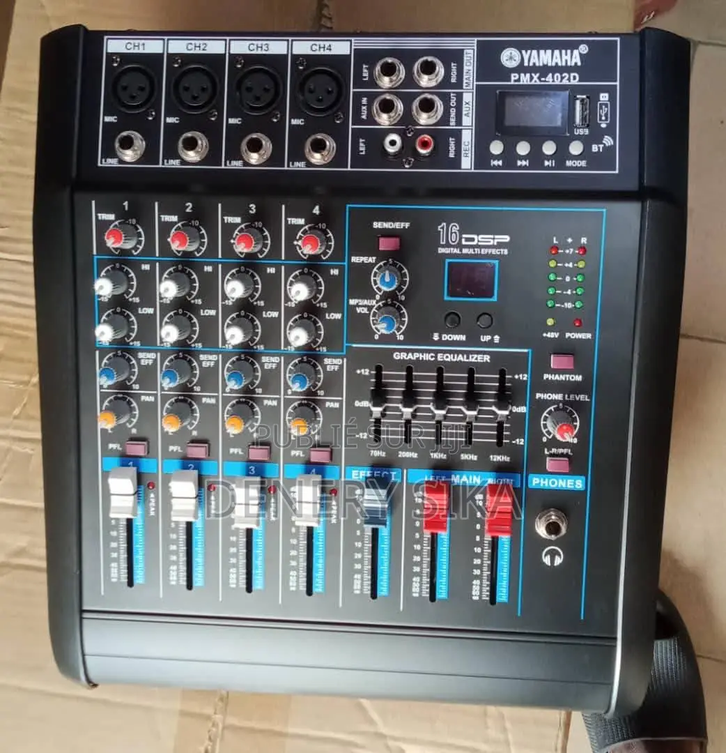 Table De Mixage Amplifié