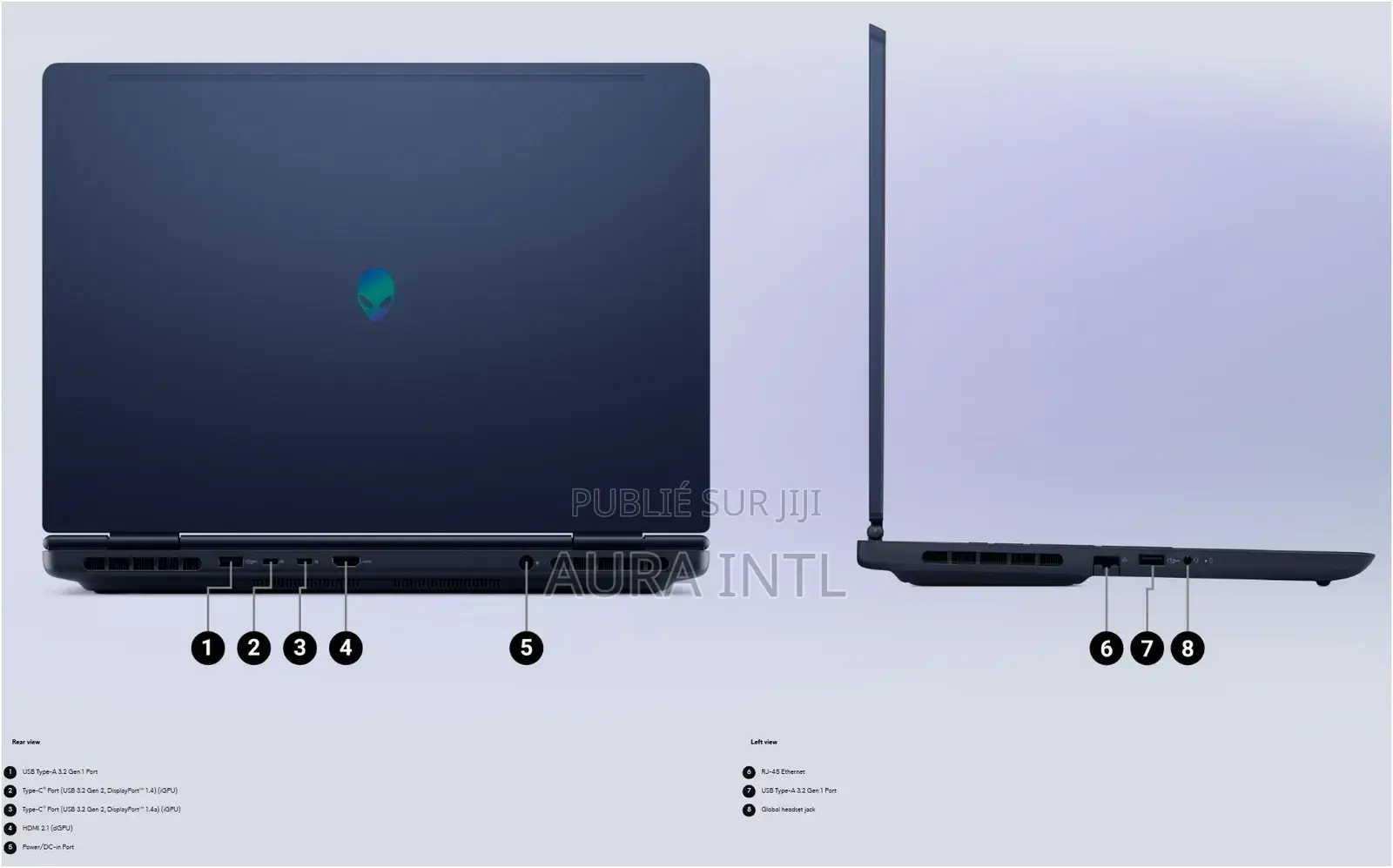 Nouveau Alienware 16 Aurora 32GB Intel Core Ultra 7 SSD 1T