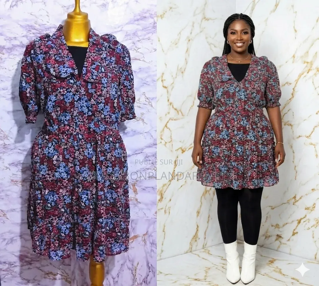 Mini Robe Arrondie Taille Xl. Solde : 1500fcfa