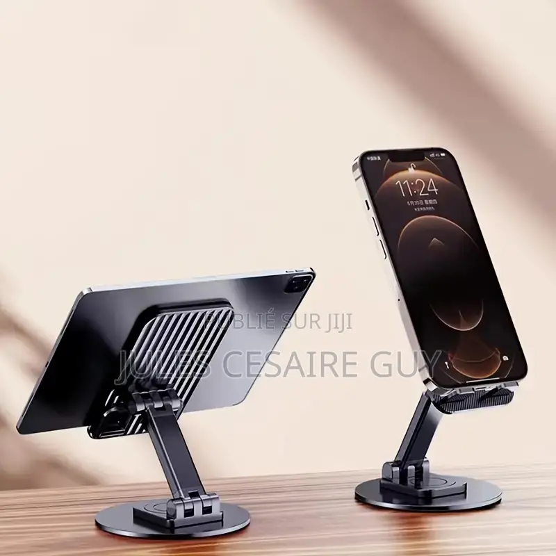 Support De Téléphone Portable De Bureau en Métal