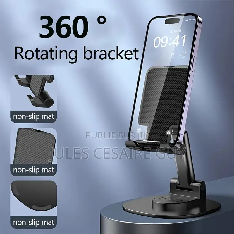 Support De Téléphone Portable De Bureau en Métal