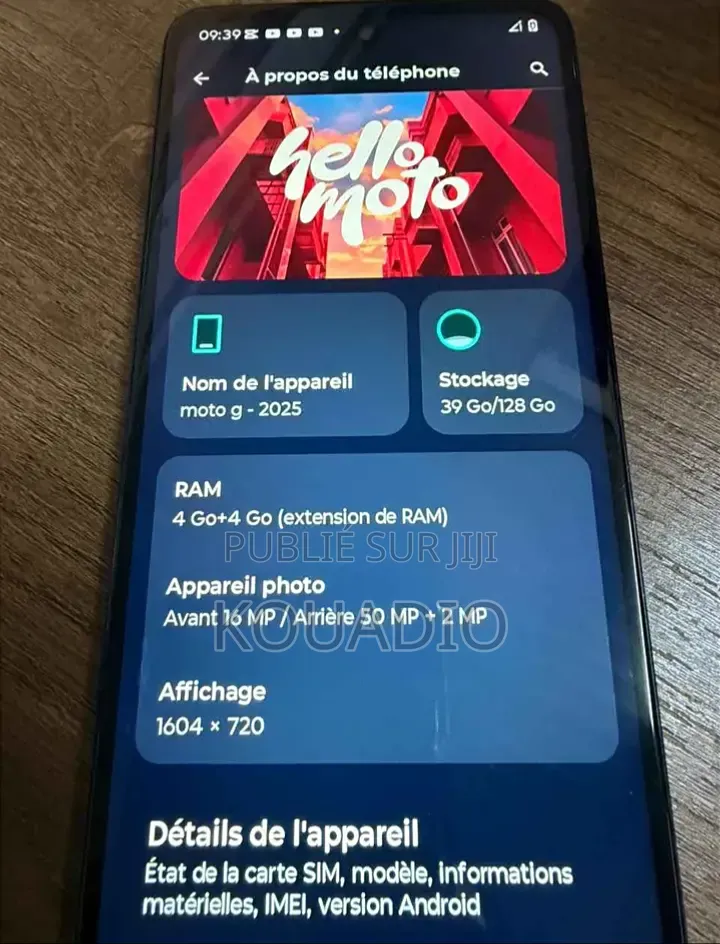Nouveau Motorola Moto G 8 GB Noir