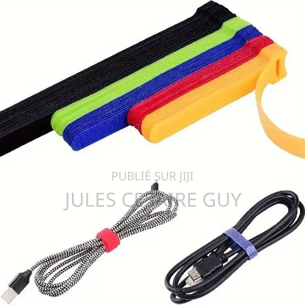 Lot De 50 Attaches Câbles Adhésives Avec Fermeture Éclair Et Vis - Organiseur Câbles Nylon Pour Bureau, Maison, Atelier