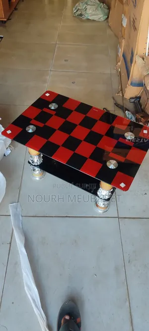 Table Basse Centrale Vitrée -(80cm Sur 45cm) Neuve