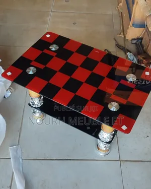 Table Basse Centrale Vitrée -(80cm Sur 45cm) Neuve