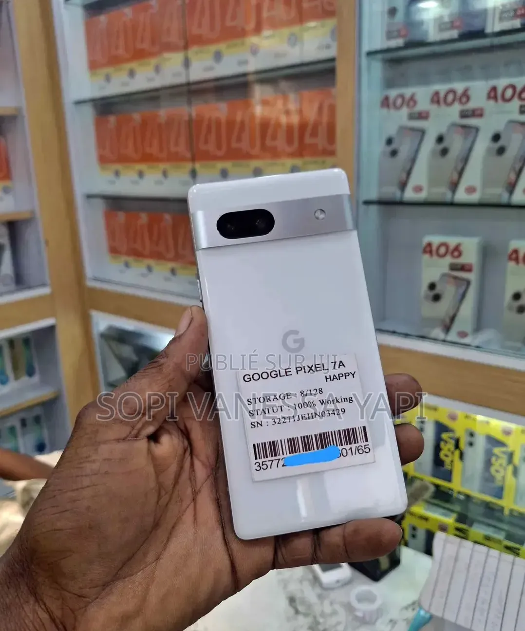Nouveau Google Pixel 7a 128 GB Blanc