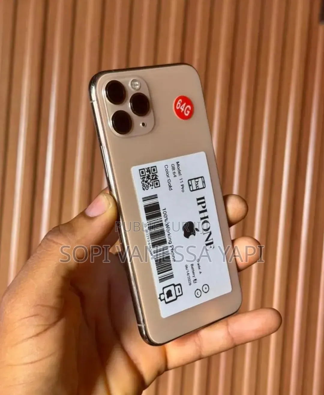Nouveau Apple iPhone 11 64 GB Or rose