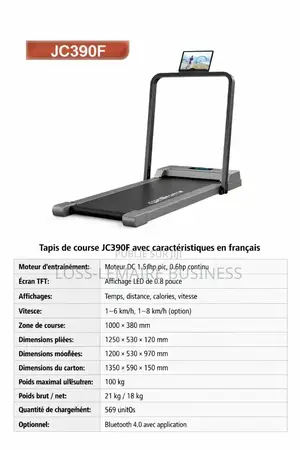Tapis De Marche Compact Walking Pad Jc-390f