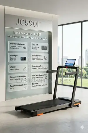 Tapis De Course Connecté Grand Écran Led Jc-590f