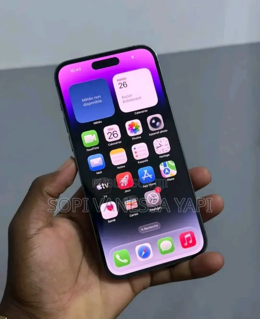 Nouveau Apple iPhone 15 Pro 256 GB Blanc