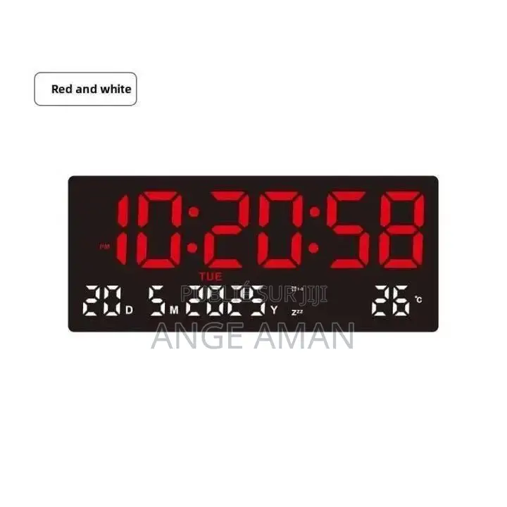 Horloge Led Géante Multifonction – Heure, Date Température