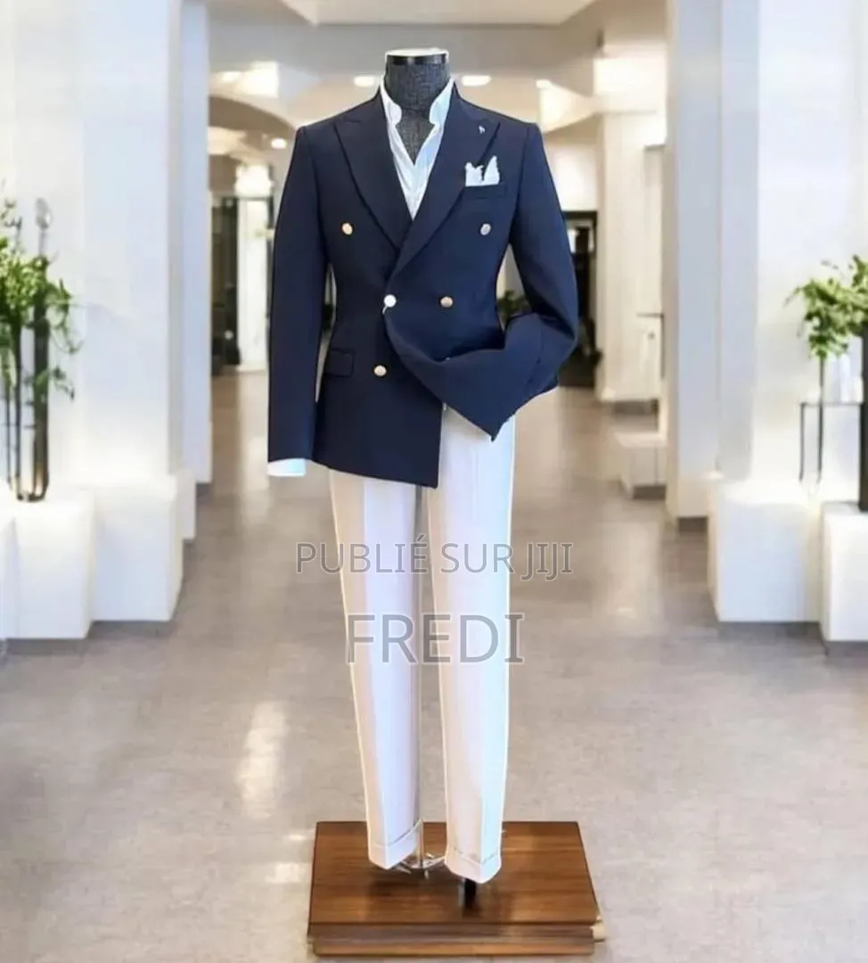 Complet Veste Croisé De Qualité