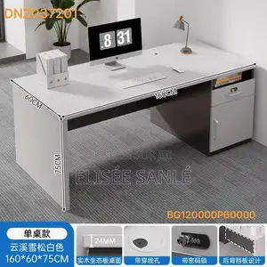Bureau De Bureau Moderne Avec Caisson De Rangement