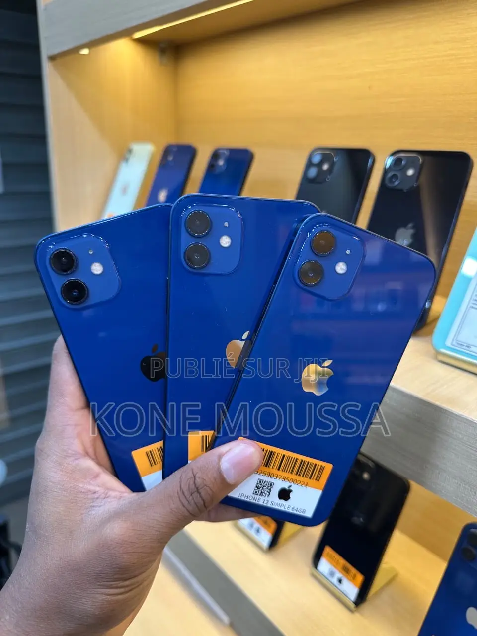 Apple iPhone 12 64 GB Bleu
