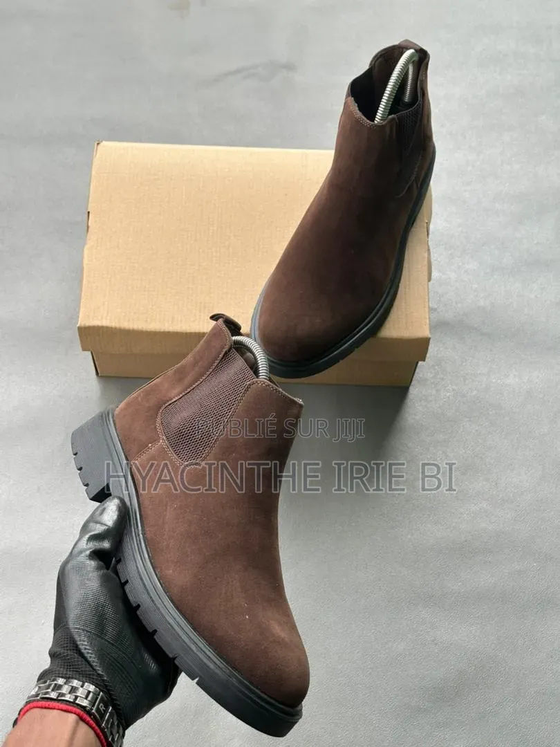  Timberland Boots Matière Cuir en Dain Original Authentique