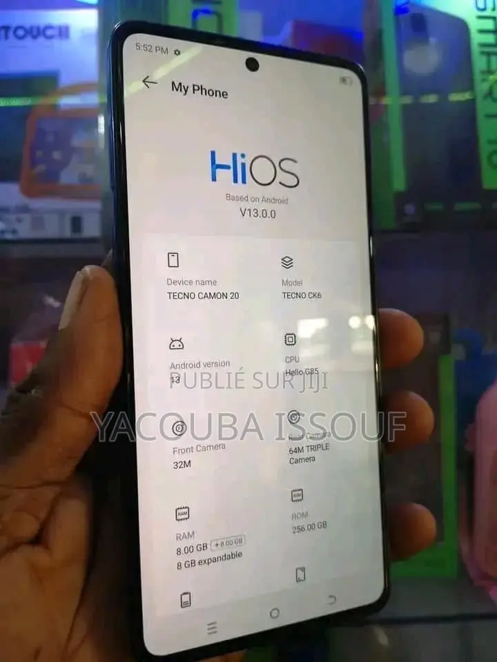 Nouveau Tecno Camon 20 128 GB Bleu