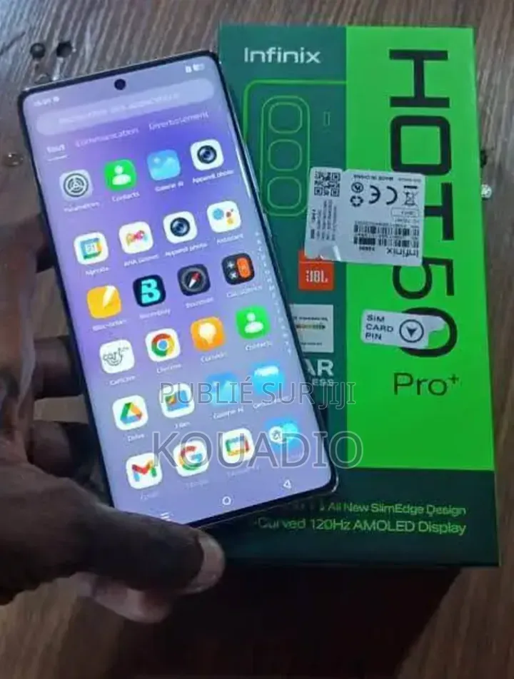 Nouveau Infinix Hot 50 Pro+ 4G 256 GB Bleu