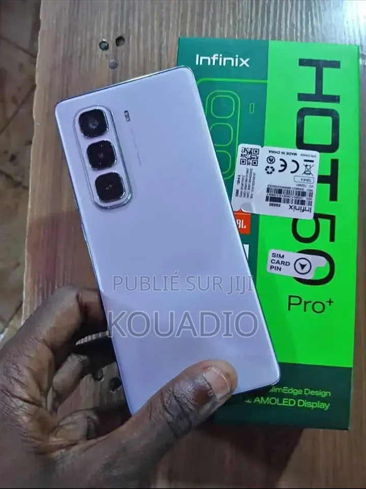 Nouveau Infinix Hot 50 Pro+ 4G 256 GB Bleu