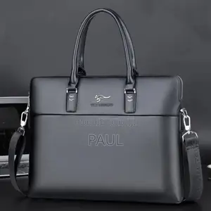 Sac Porte-Documents Homme en Cuir Synthétique Élégant Professionnel