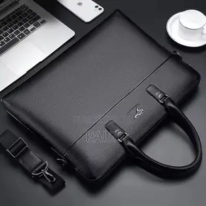 Sac Porte-Documents Homme en Cuir Synthétique Élégant Professionnel