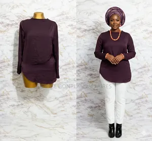 Chemise Marron Manches Longues. Solde : 1500fcfa