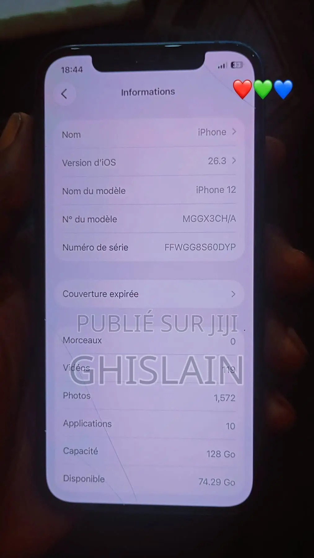 Nouveau Apple iPhone 12 128 GB Bleu