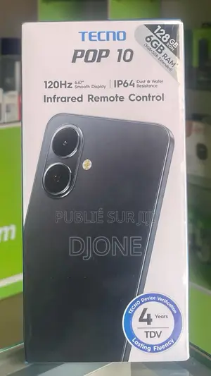 Nouveau Tecno Pop 10 128 GB Blanc