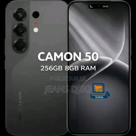 Nouveau Tecno Camon 50 Pro 256 GB Noir