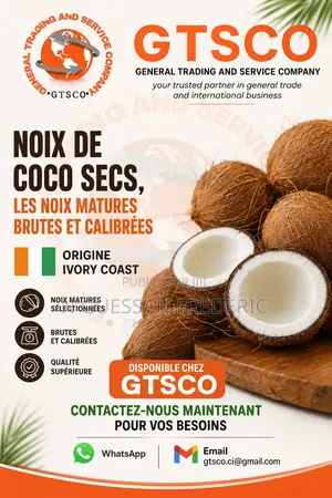 Noix De Coco Secs Disponible Chez Gtsco