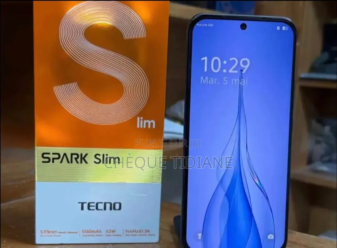 Nouveau Tecno Spark Slim 256 GB Bleu