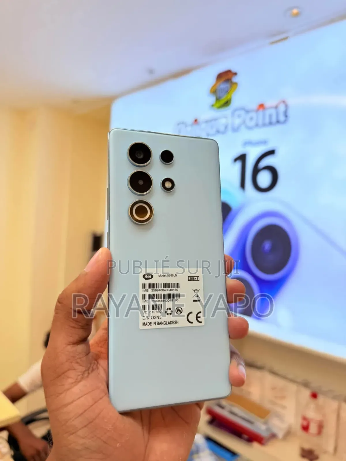 Nouveau Itel S25 Ultra 256 GB Blanc