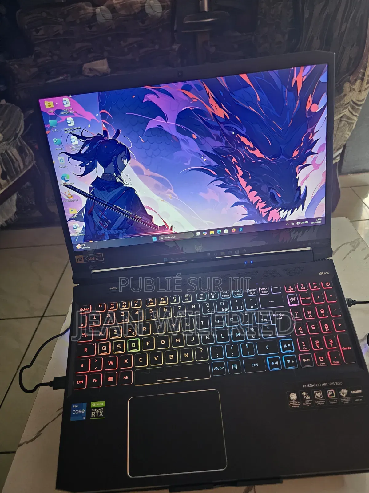 Nouveau Acer Predator Helios 300 16GB Intel Core i5 SSD 512GB