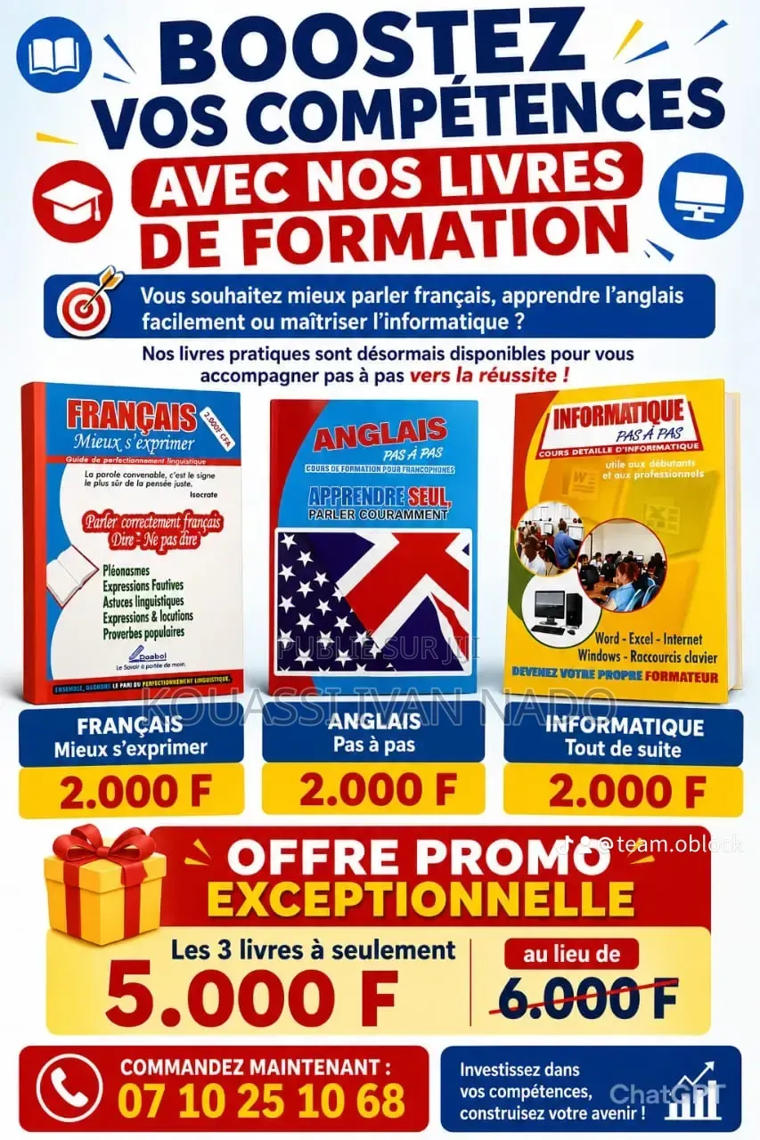 Livre d'Anglais Informatique Et Français