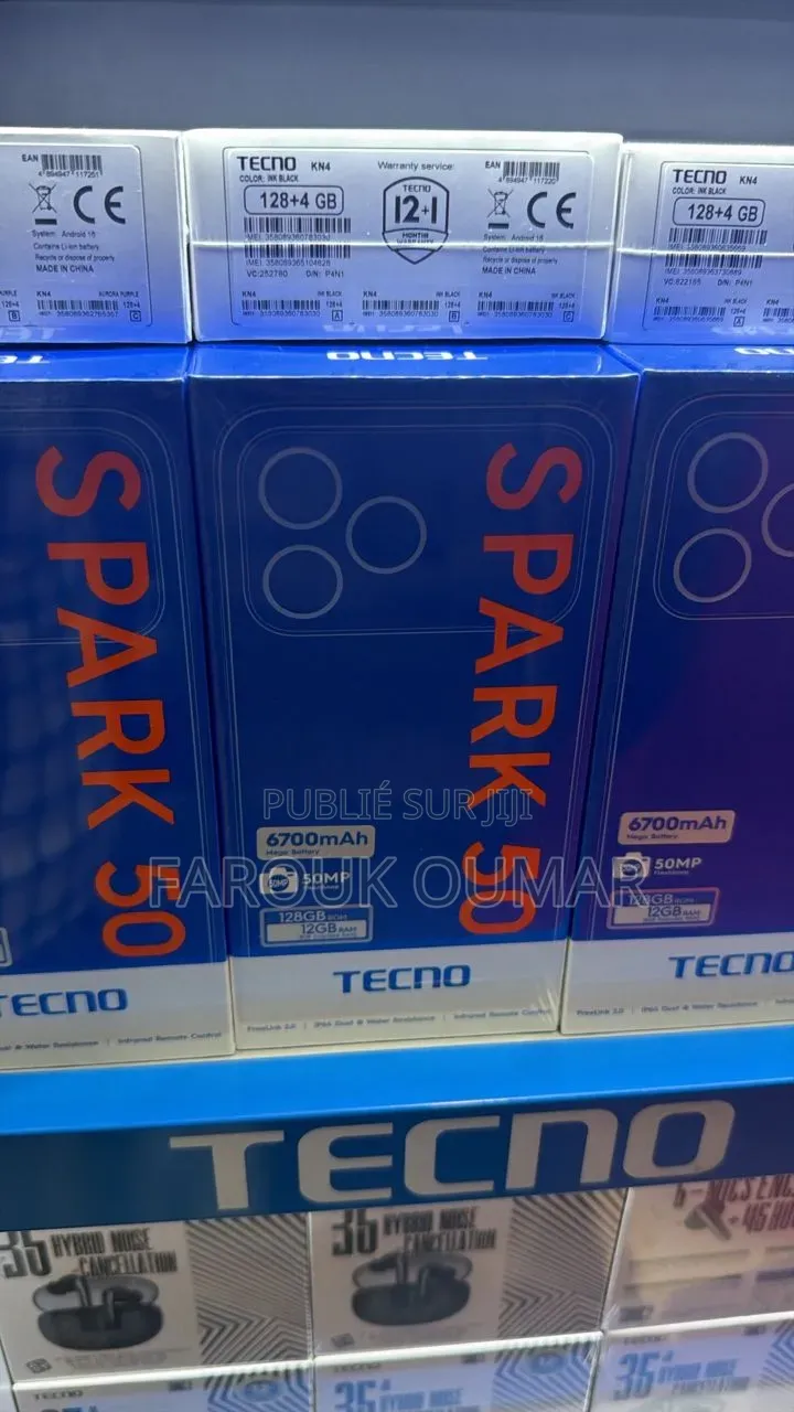 Nouveau Tecno Spark 50 128 GB Autre