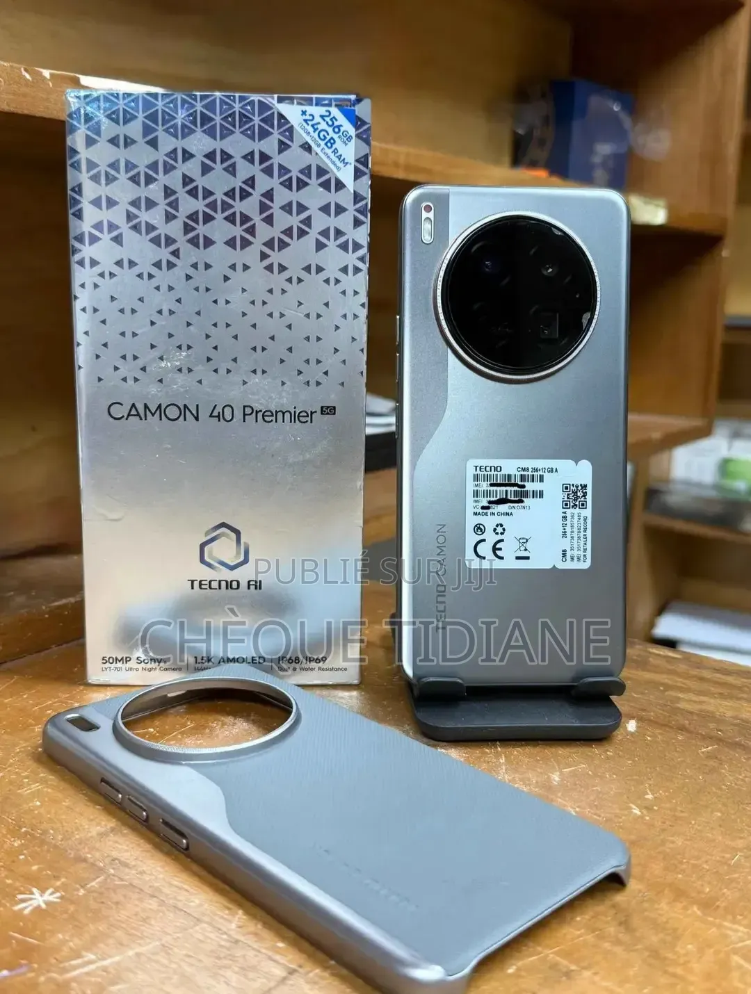 Nouveau Tecno Camon 40 Premier 256 GB Gris