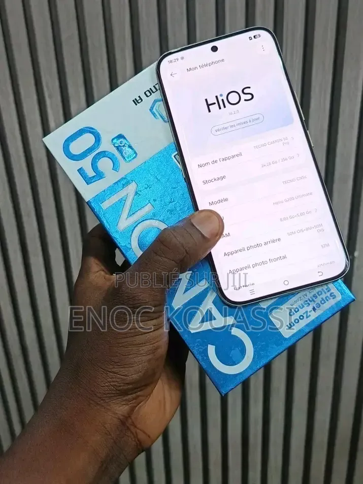 Nouveau Tecno Camon 50 Pro 256 GB Vert