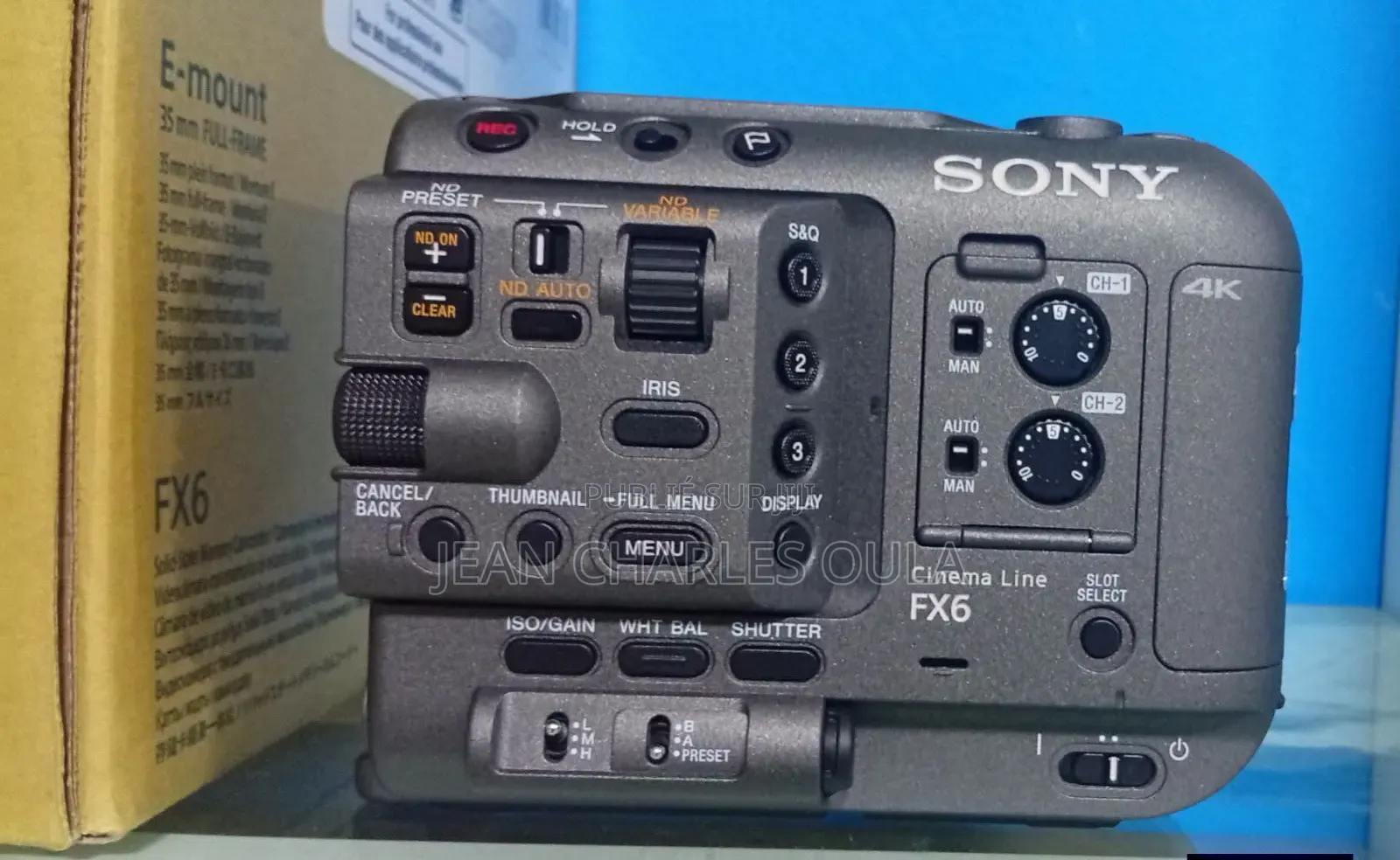 Sony Fx6 Cinéma Line Boitier Nu