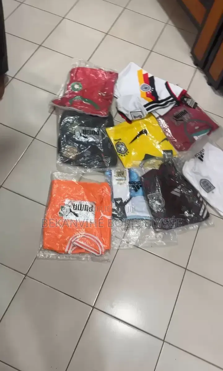 Lot De Maillot De La Coupe Du Monde 2026 Et Des Maillots De Club