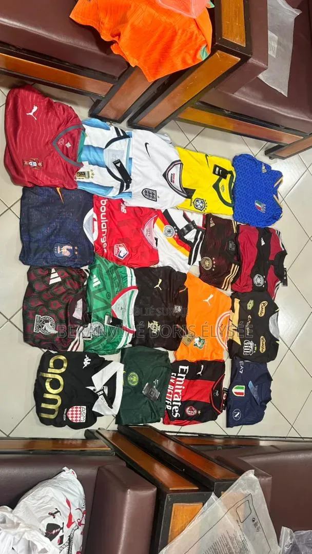 Lot De Maillot De La Coupe Du Monde 2026 Et Des Maillots De Club