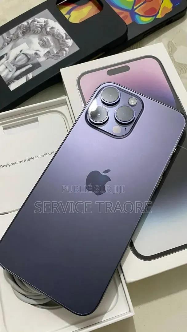 Nouveau Apple iPhone 14 Pro Max 128 GB Noir