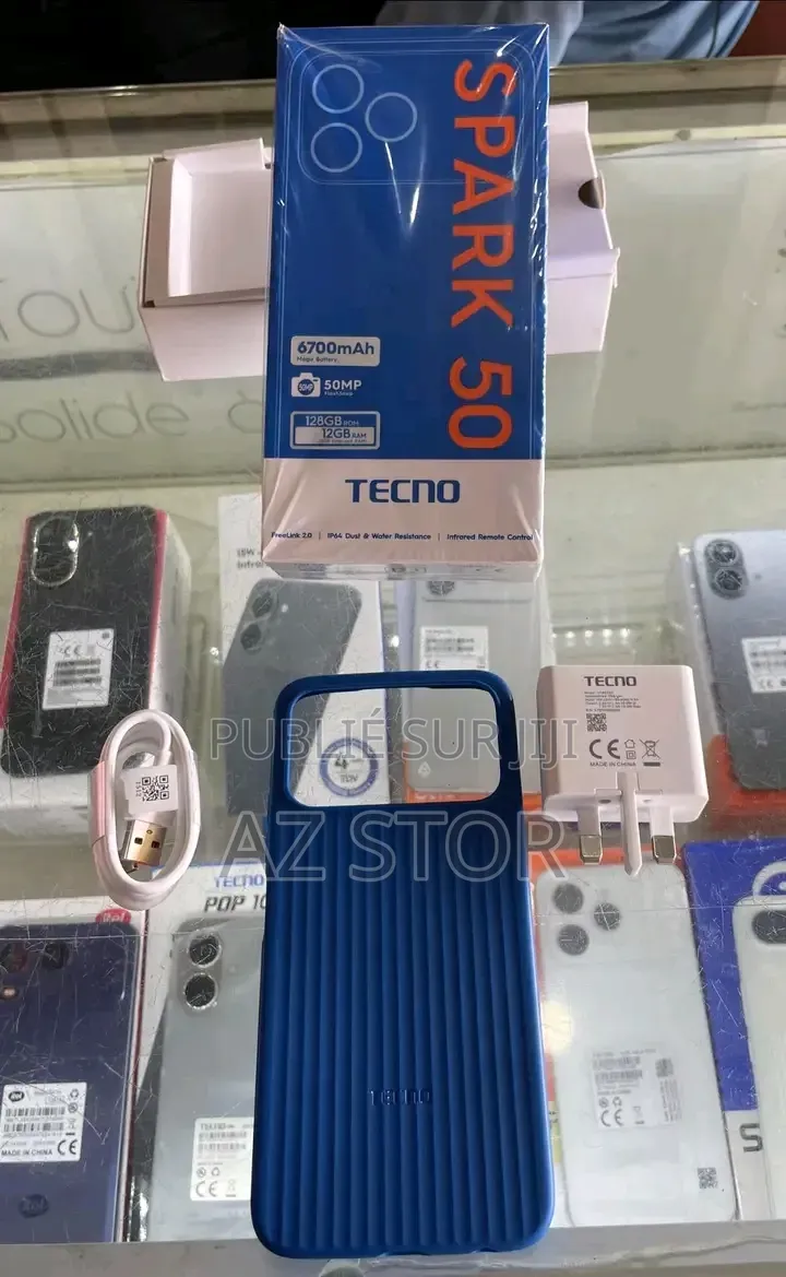 Nouveau Tecno Spark 50 128 GB Bleu