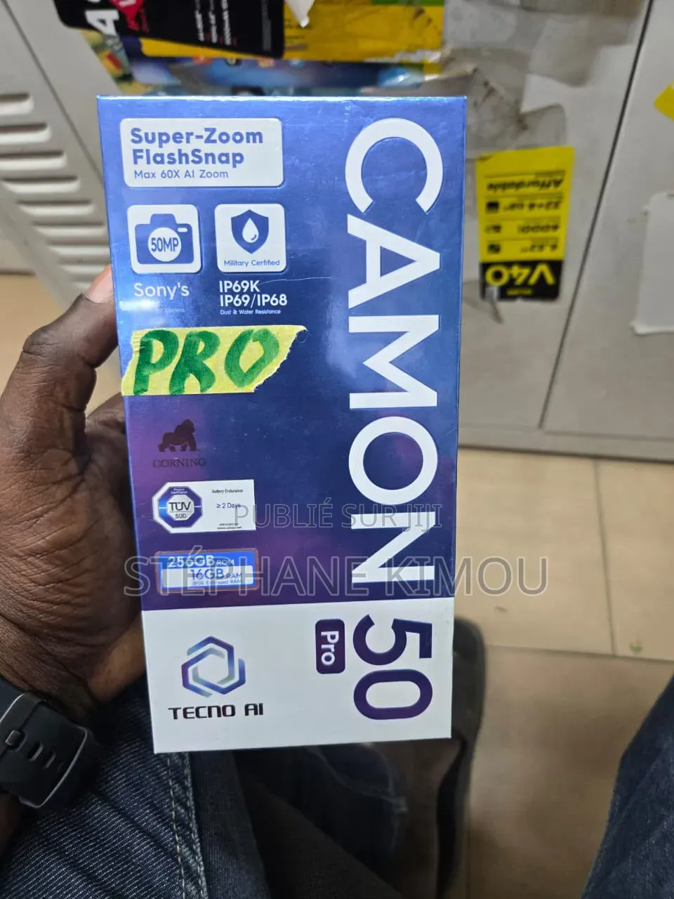 Tecno Camon 50 256 GB Blanc