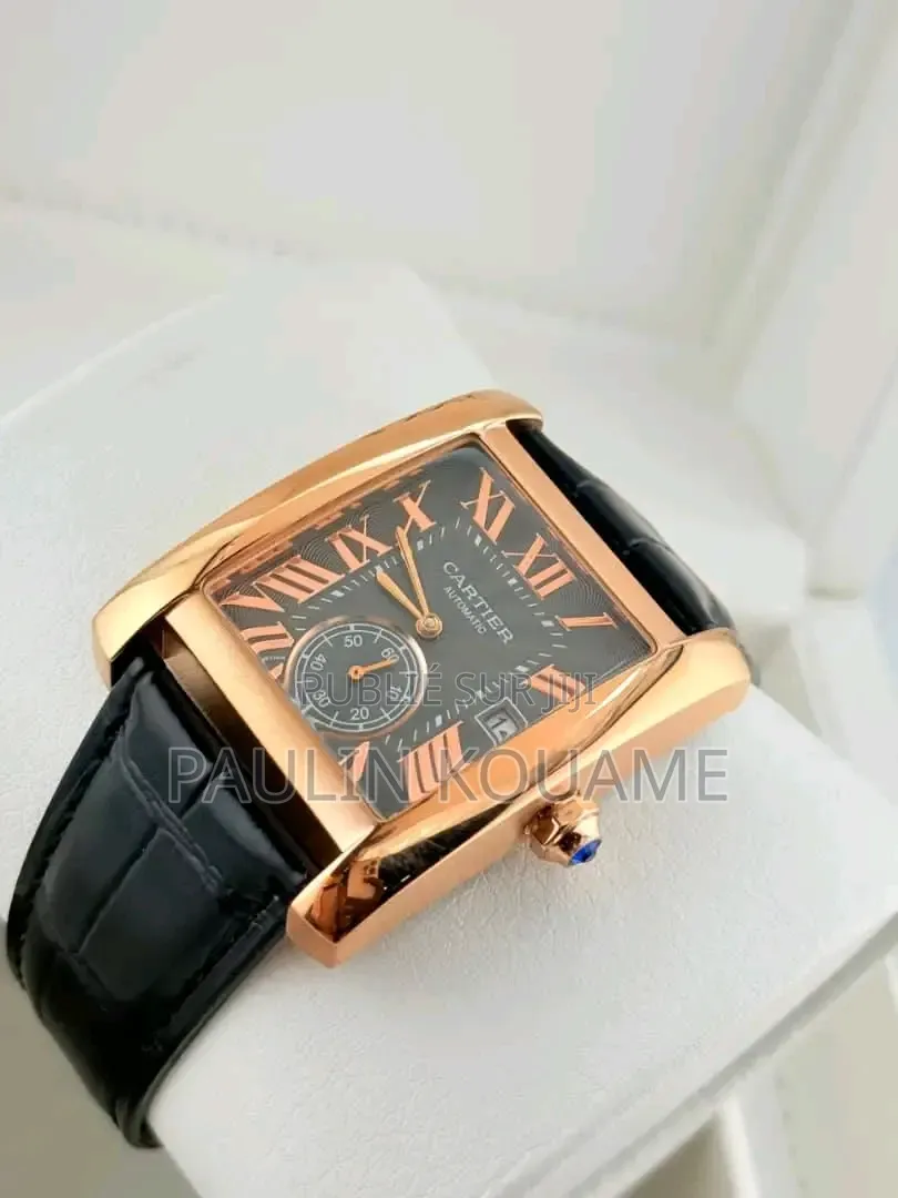 Montre Homme en Cuir Cartier
