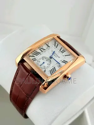 Montre Homme en Cuir Cartier