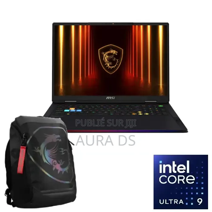 Nouveau MSI Raider 18 HX AI A2XW 64GB Intel Core Ultra 9 SSD 2T