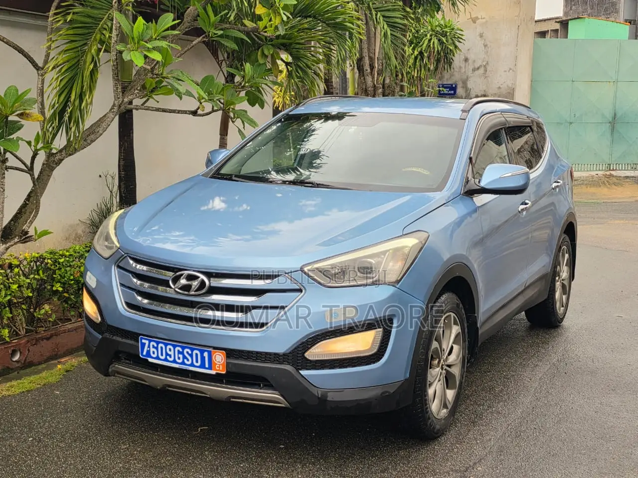 Hyundai Santa Fe 2016 Bleu