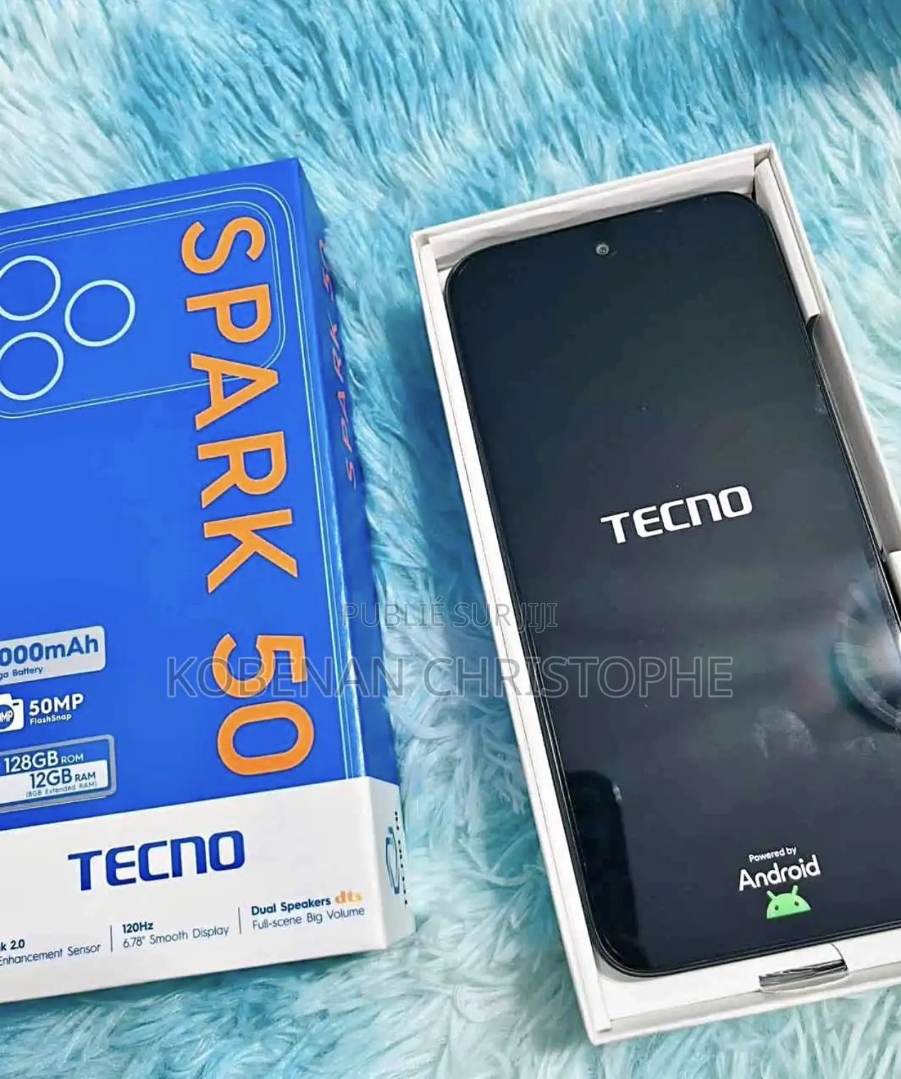 Nouveau Tecno Spark 50 128 GB Noir